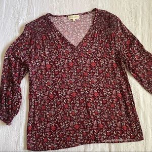 Cynthia Rowley Flower Blouse